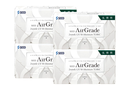 エアグレード 2ウィーク UV ダブルモイスチャー トーリック（×4箱）